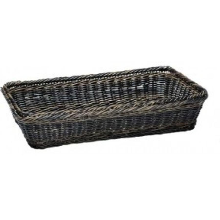 Bread basket black for buffet | 6 sizes