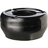 APS Cendrier Noir Rond | Empilable | Ø12x4,3cm