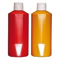 Bouteille à sauce souple Ø9,5x25,5 cm | 3 couleurs
