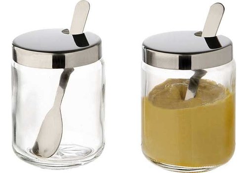  APS Glass sauce jars with stainless steel lid 