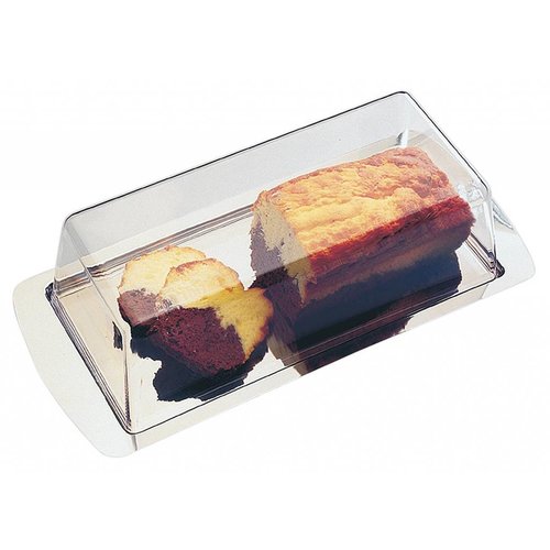  APS Stainless steel cake dish 37x16x10 cm 