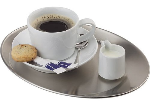 APS Kaffee-Servierplatte | matt poliert 