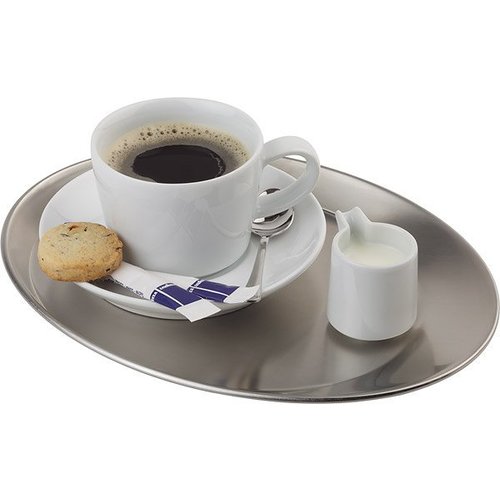 APS Kaffee-Servierplatte | matt poliert 