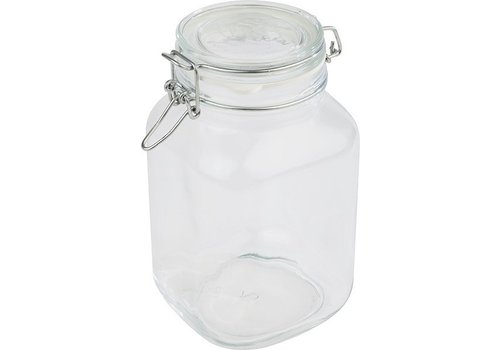  APS Glass preserving jar / storage jar with swing top, 2 l 