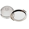 APS Plateau à fromage petit rond en inox Ø 22 cm