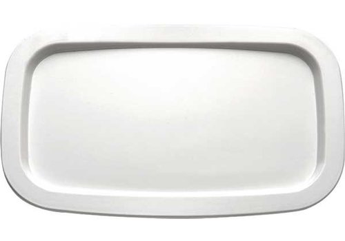  APS Dish Rectangular White Melamine | 1/4 GN 