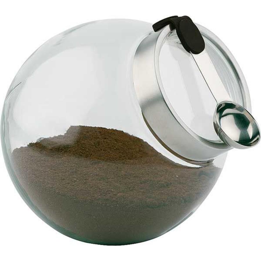 Glass coffee/spice storage jar
