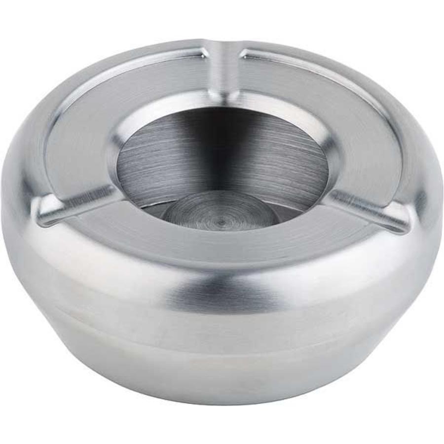 Ashtray stainless steel Stackable Ø10cm