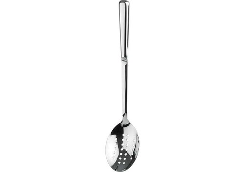  APS Perforated Spoon | stainless steel | 32cm | 8x6cm 