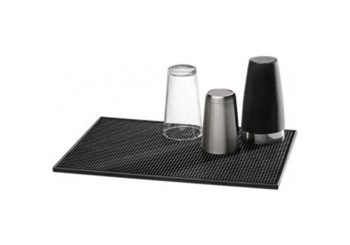  APS Tapis de bar Noir | 30 x 15 cm 