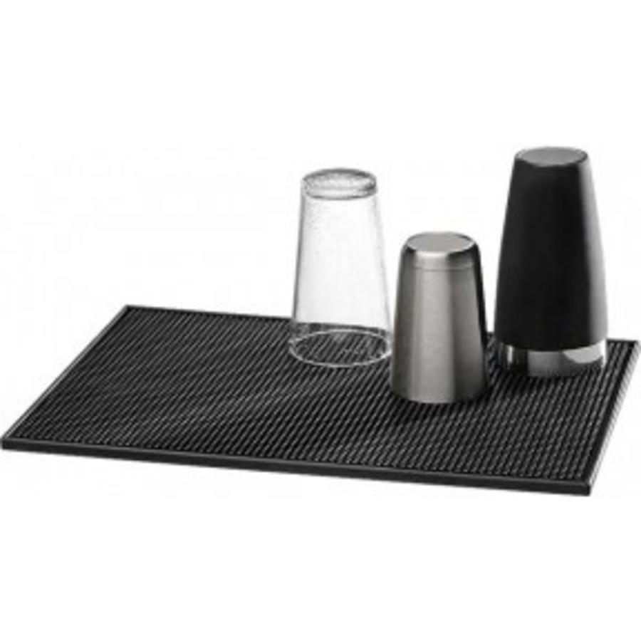 Tapis de bar Noir | 30 x 15 cm