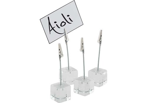  APS Porte-numéro de table | 4 pièces 