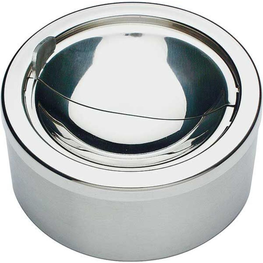 Cendrier rond en acier inoxydable | Ø12cm