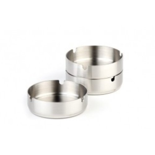  APS Ashtray Round Stainless Steel Ø10cm 