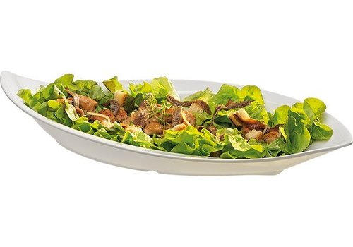  APS Bol de table blanc | Mélamine | 42 x 19,5 x 6,5 cm 