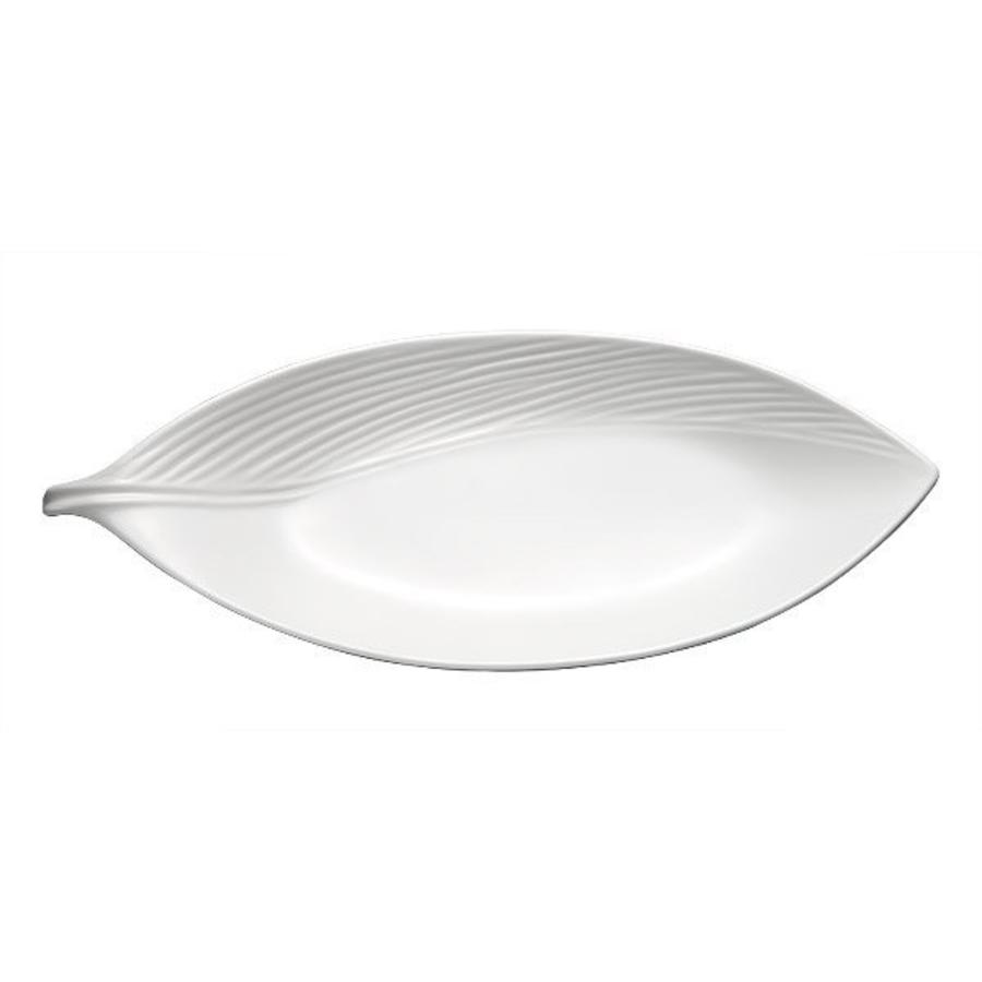 Witte melamine bladschaal