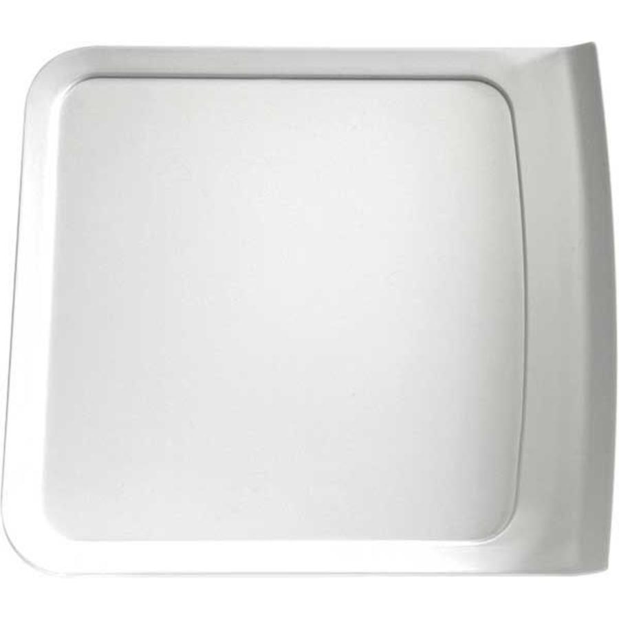 White melamine serving bowl