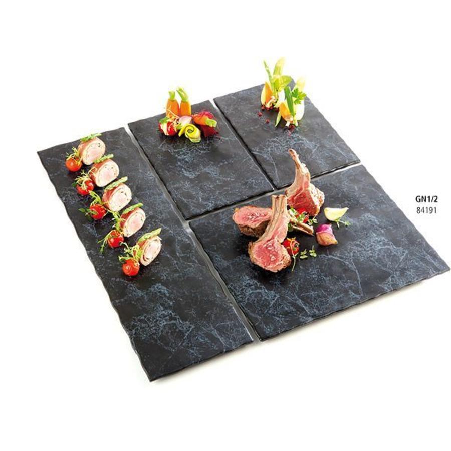 Luxuriöses Serviertablett aus Melamin | 32,5 x 18 cm