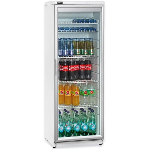 Refrigerator with a glass door