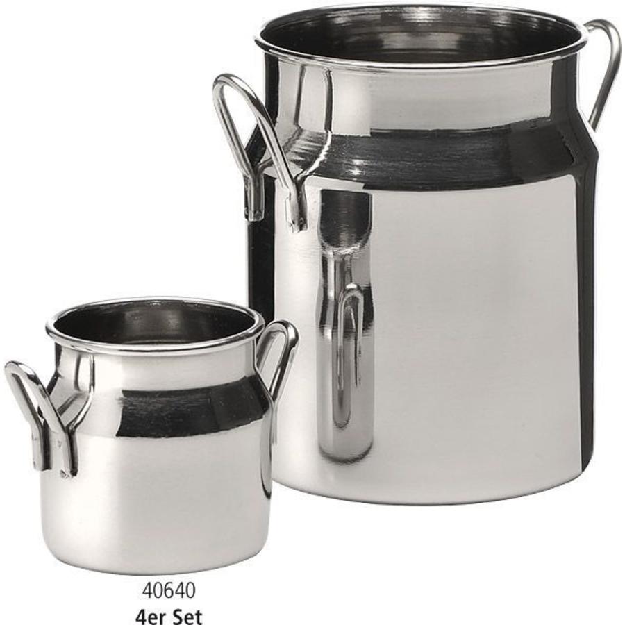 4 mini pots à lait