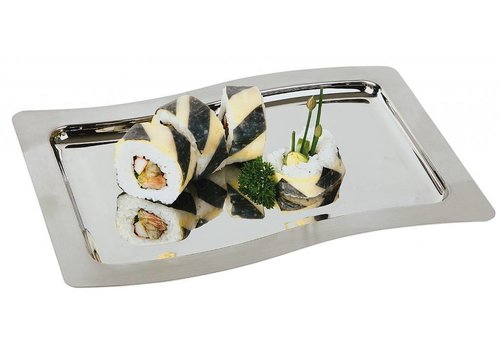  APS Stainless Steel Serving Dish 28.5x20 cm 