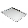 APS Servierplatte rechteckig Edelstahl 32,5x26,5 cm