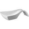 Witte melamine schaal | met Golf
