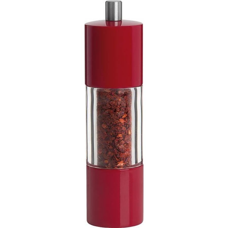 Moulin à piment | Rouge | 18,5 cm