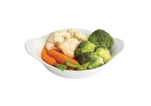  Olympia White porcelain serving plates | 6 pieces 