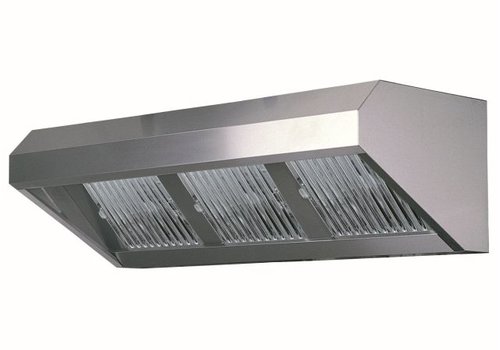  Combisteel Professioneel Afzuiging Geen Motor RVS | 350x80x60cm 