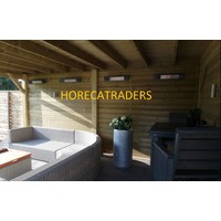 Terrasheater Wandmodel Infrarood Heater | 1650 Watt