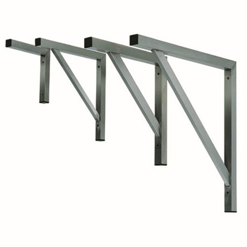  HorecaTraders Industrial stainless steel shelf holder 775x775 mm 