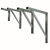 HorecaTraders Industrial stainless steel shelf holder 675x675 mm
