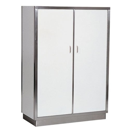  HorecaTraders Stainless steel catering porcelain china cabinet 130 cm 