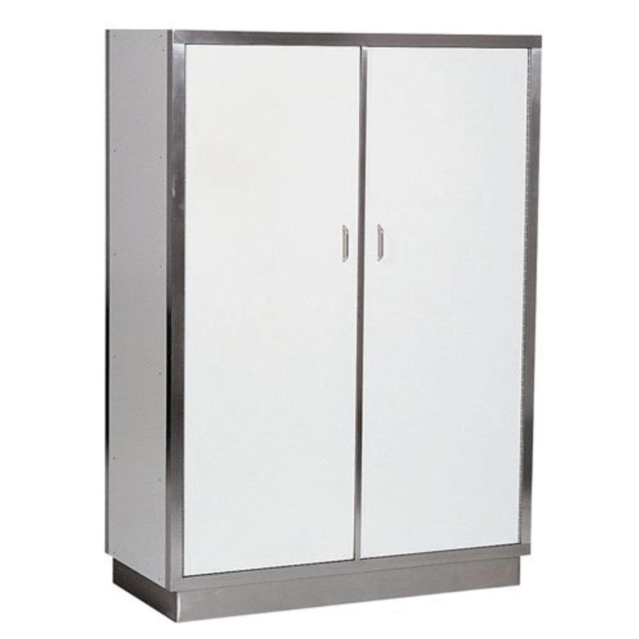 Edelstahl Gastronomie Porzellan Geschirrschrank 130 cm