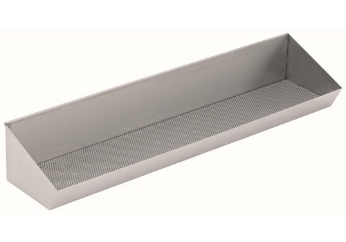  HorecaTraders Conteneur à frites en acier inoxydable 80 cm 
