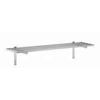 Étagère murale grillagée en acier inoxydable | 6 formats