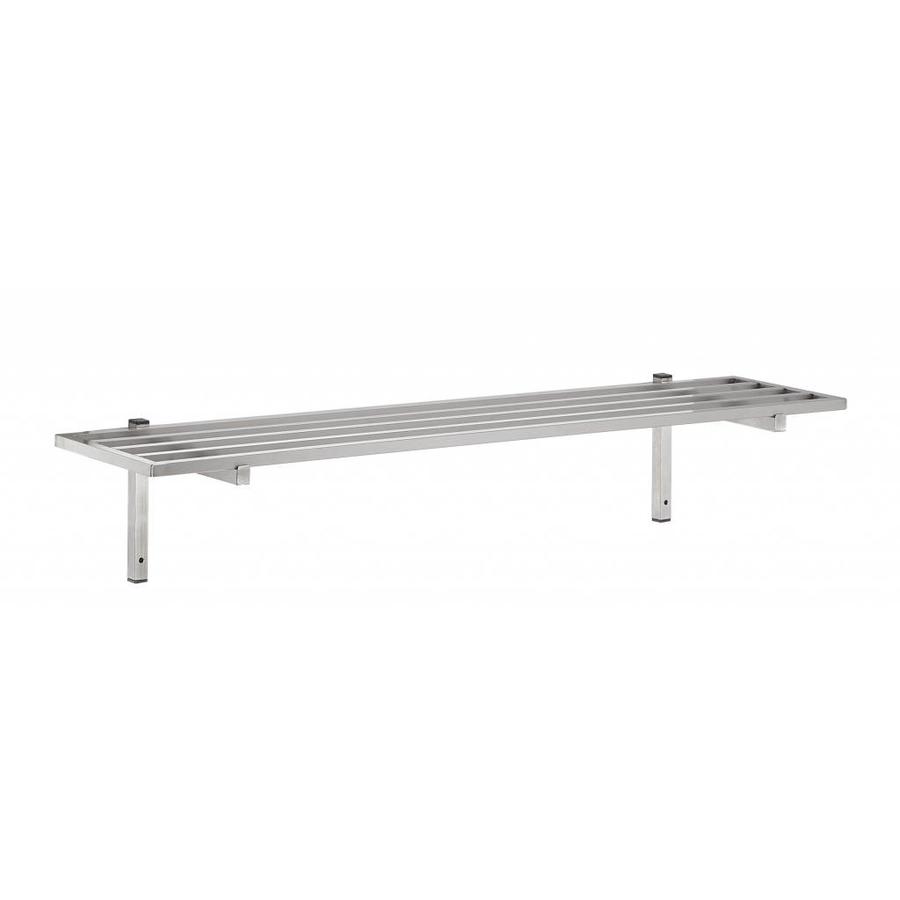 Grid Wall Shelf Stainless Steel | 6 Formats