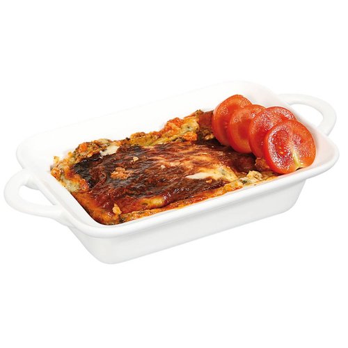  Hendi Porselein Ovenschaal Met Grepen 18,5x26 cm | Per 3 stuks 