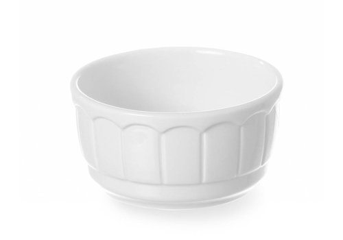  Hendi Plat à four rond en porcelaine 10 cm | Par 4 pièces 