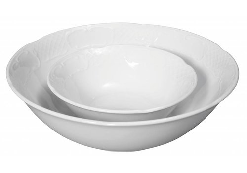  Hendi Saladier en porcelaine blanche d'hôtel | 14x4,5 cm (12 pièces) 