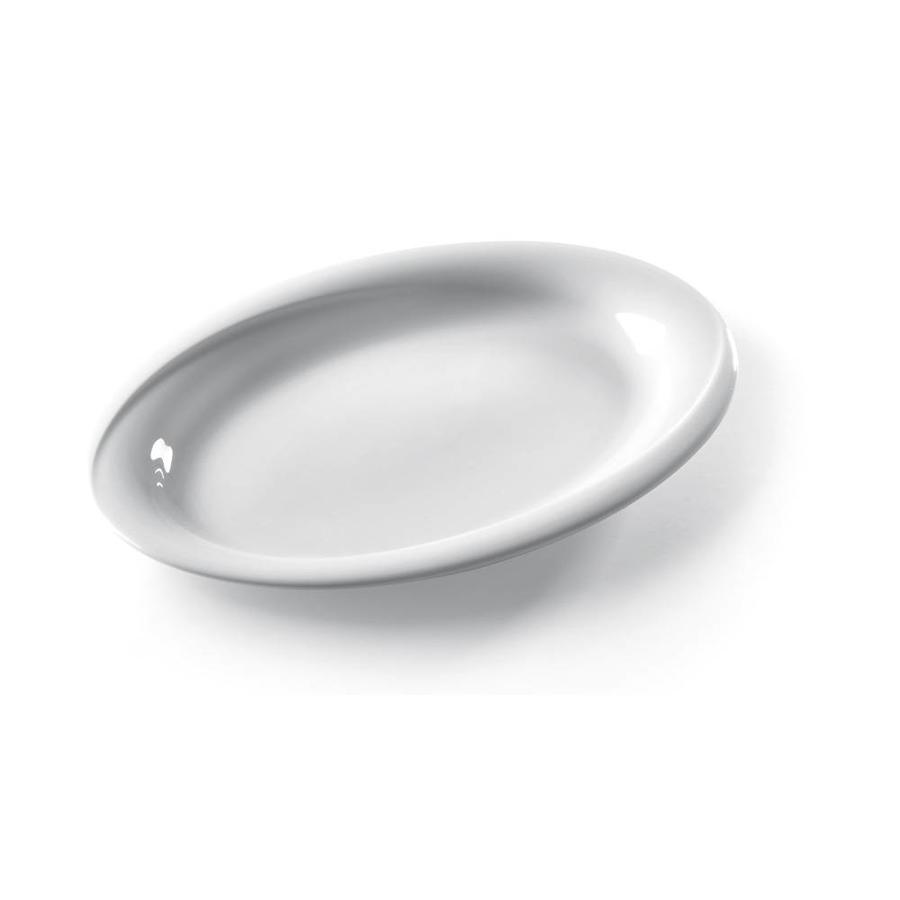 Oval Lunch Bowl White | 29x23 cm