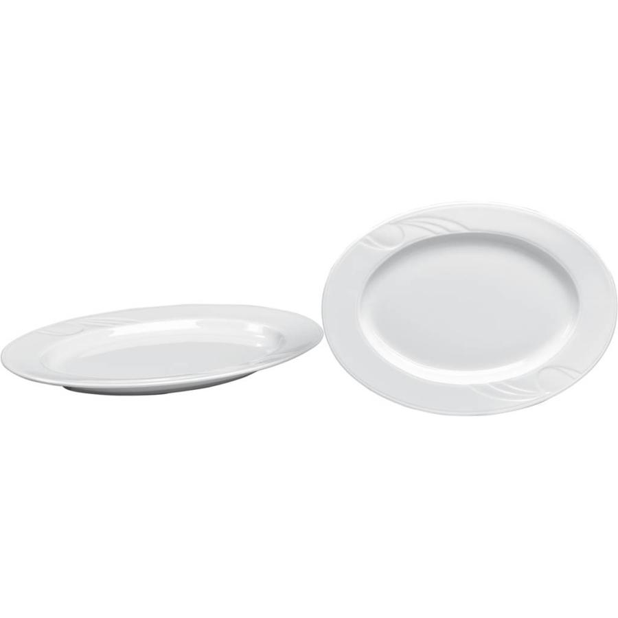 Serving dish Oval Porcelain | 29x20cm (6 pieces)