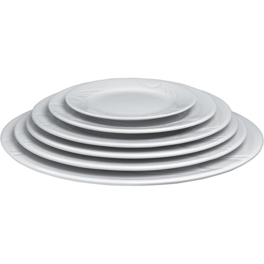 Weiße Porzellanteller | 32cm (6 Stück)