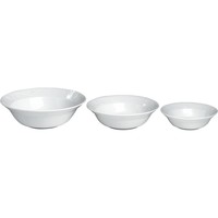White Porcelain Salad Bowls | 25cm (6 pieces)