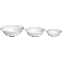 Hendi White Porcelain Salad Bowls | 19cm (12 pieces)