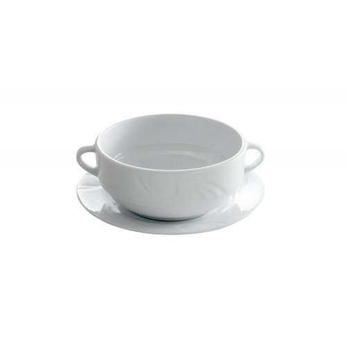  Hendi Hendi Soup Bowl High Gloss Porcelain | 38cl (12 pieces) 