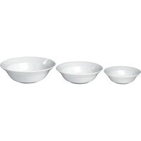 Saladiers en porcelaine blanche Hendi | 15 cm (12 pièces)