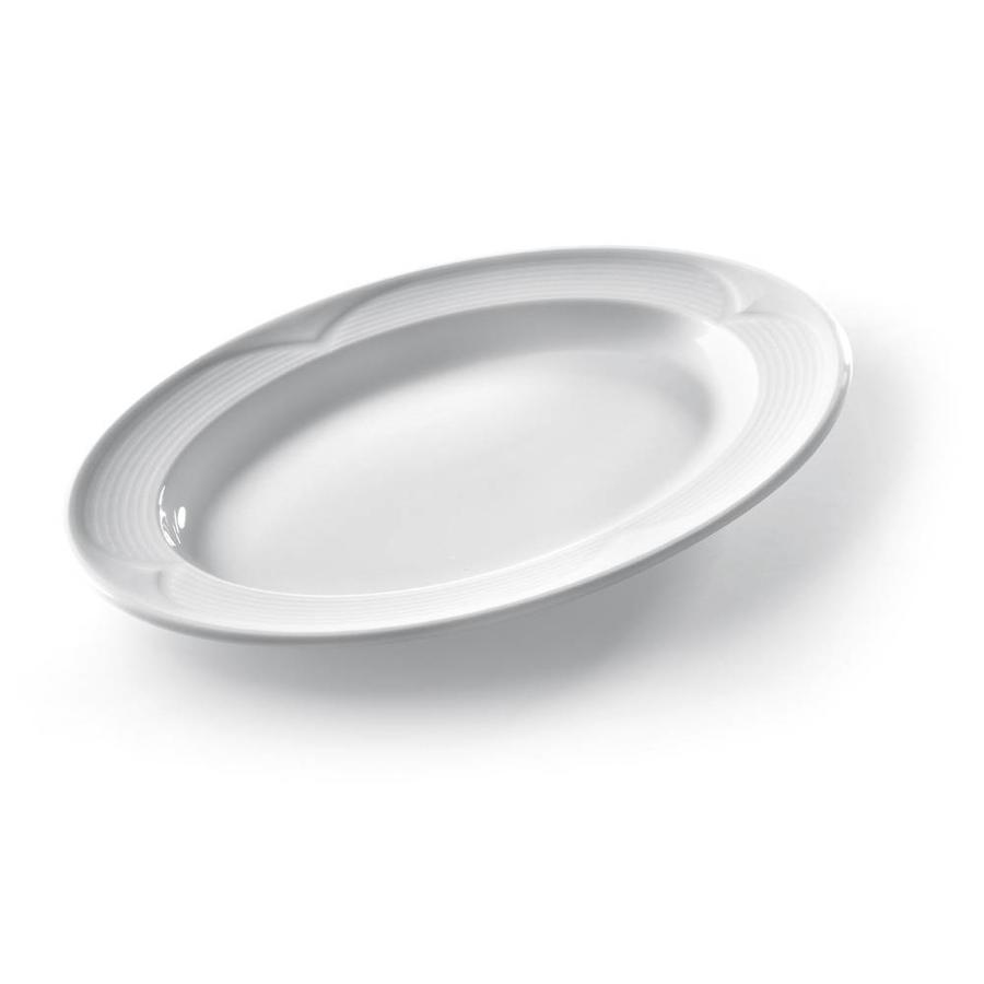 Plat de service ovale | 29x20cm (6 pièces)
