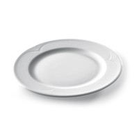Assiette à collation plate en porcelaine Hendi | 28 cm (6 pièces)